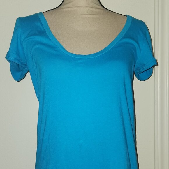 Hollister Tops - Women's Hollister Crewneck Short Sleeve Tshirt Sz S Turquiose